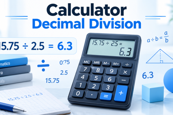 Calculator Decimal Division: A Simple Guide to Dividing Decimals